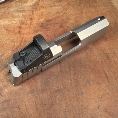 SCCY CPX Optical Slide Milled 2 CPX2 CPX-1  9mm SS Crimson Trace Red Dot-Q209