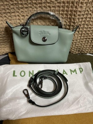 LONGCHAMP　2WAY　ミントグリーン ショルダーバッグ S Longchamp shoulder bag mini size Leather Green New From Japan | eBay