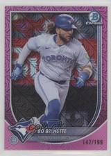 2025 Bowman Mega Box Chrome Pink Mojo Refractor 147/199 Bo Bichette #92 gc7