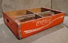 Vintage Coca-Cola Wooden Soda Pop Crate – Rustic Decor 4"x 12"x 18"