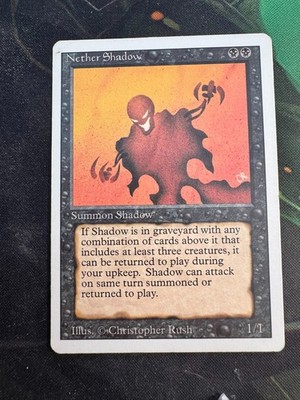 Magic: The Gathering Creature Nether Shadow Revised 