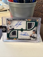 Anthony Volpe Jasson Dominguez 2025 Transcendent Dual Patch Auto Yankees /5