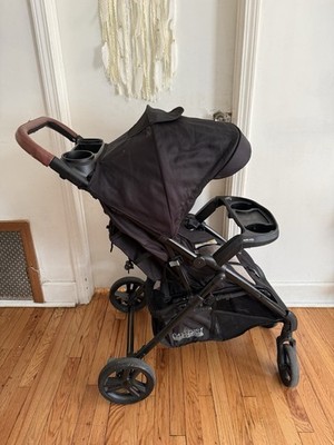 Baby Trend Single Stroller Black/Gray w/ Canopy, Cup Holder, Swivel Wheels