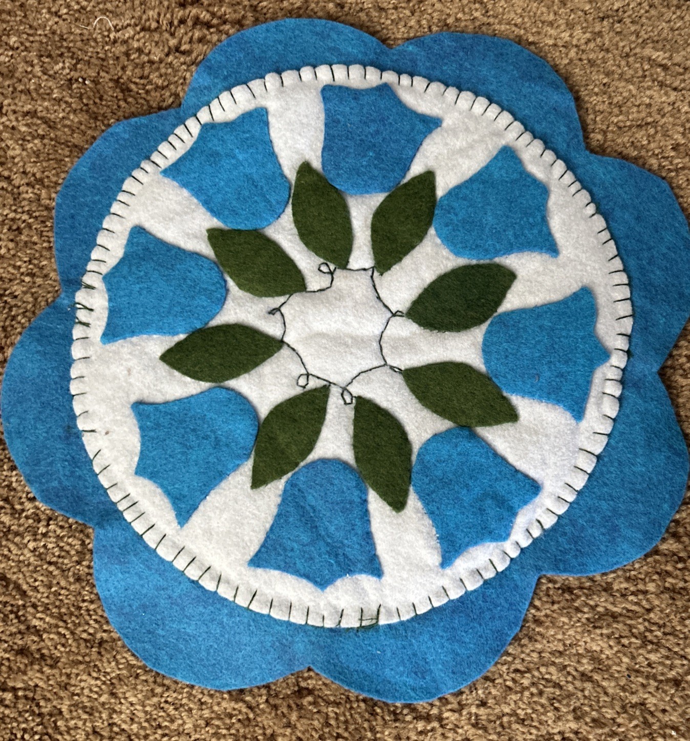 Tulip Layered  Candle Mat