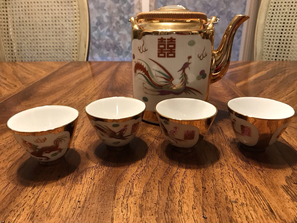 金色中国风茶壶| eBay
