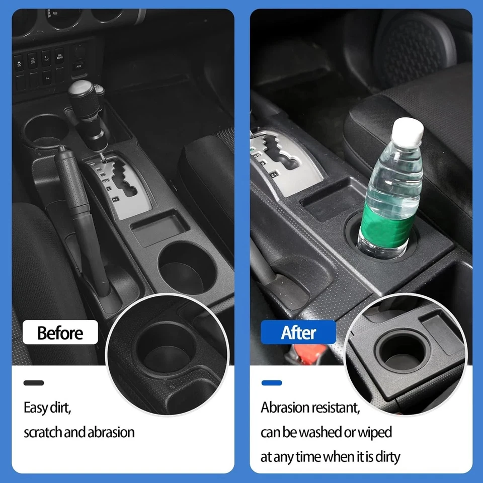 TOYOTA FJ CRUISER CONSOLE CUP HOLDER 55616-35010 FITS 2007-2014 - Image 4 of 4