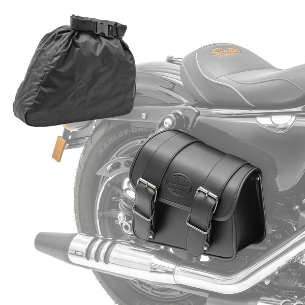 Satteltasche 8L FüR Suzuki Marauder GZ 250 / 125 Schwarz Rechts-image