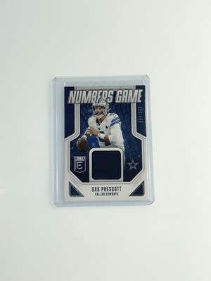 2025 Panini Donruss Elite Numbers Game Jerseys Dak Prescott #NGJ-DKP /599