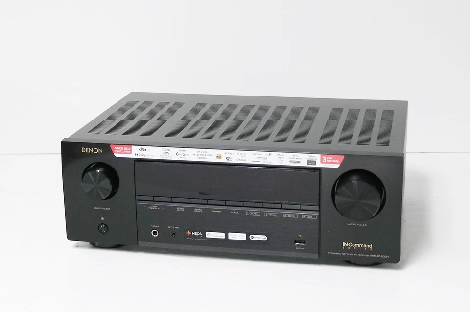 Denon AVR-X1800H 7.2-Channel Network A/V Receiver - Image 2 of 4
