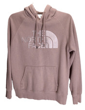 Women s The North Face Pink Hoodie Kangaroo Pocket Sweatshirt Size M