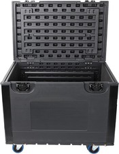 Professional Utility Cable Trunk Case 35 x22 x24in ATA Road Case with Wheels