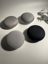 Lot of 4 Google Home Mini Smart Assistant - Mixed Colors 4 Pack Pre-Owned Tested