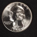 1954 *S* WASHINGTON SLVER QUARTER DOLLAR **NICE UNC COIN** FREE SHIPPING! C3625