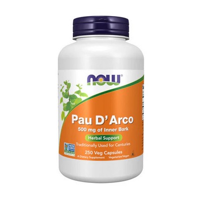 Pau D' Arco 250 Caps 500 mg by Now Foods