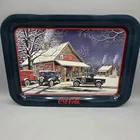 Coca-Cola The Gathering Place Metal Serving Tray 1995 17.5" x 13" Vintage