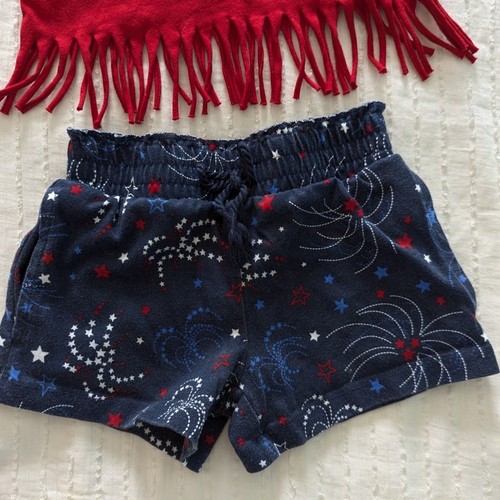 Wonder Nation Girls 4th of July Independence Day Outfit size XS 4/5 - Picture 3 of 3