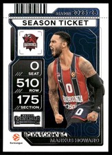 MARKUS HOWARD 2025-26 Panini Contenders EuroLeague Season Ticket #19