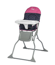 Cosco Kids Simple Fold High Chair, Pink