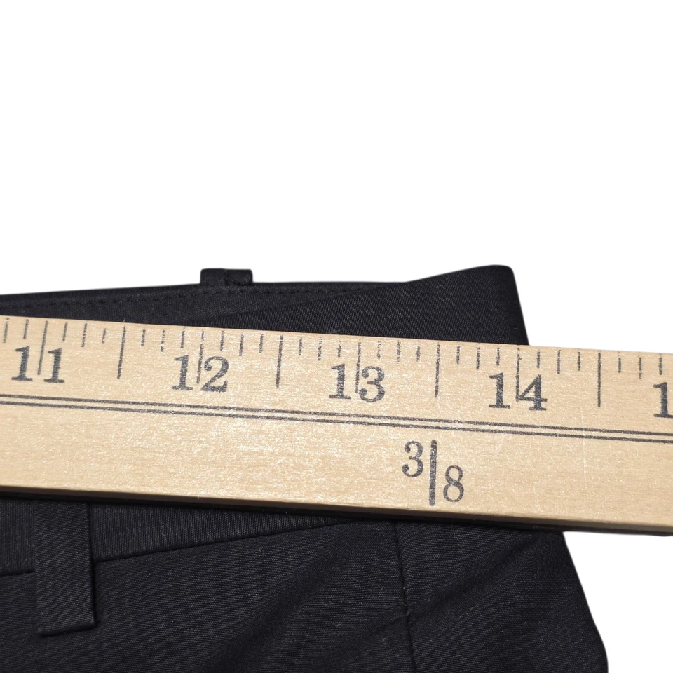 Pantalones cortos a medida The Row de algodón negros de pierna ancha para mujer talla 2 Foto 4 de 4