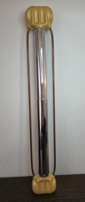 VTG 1970s Lady Bullworker 2 Isometric Exercise Bar -Contoured Gold Handles 90lbs