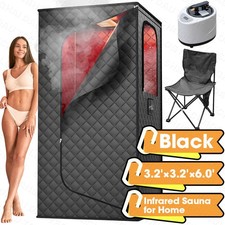 Upgraded Infrared Sauna Box for Relaxation, Detoxification, Portable Steam Sauna