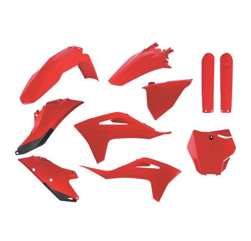 Carenage Polisport rouge pour GAS-GAS 2021-2023 en plastique durable