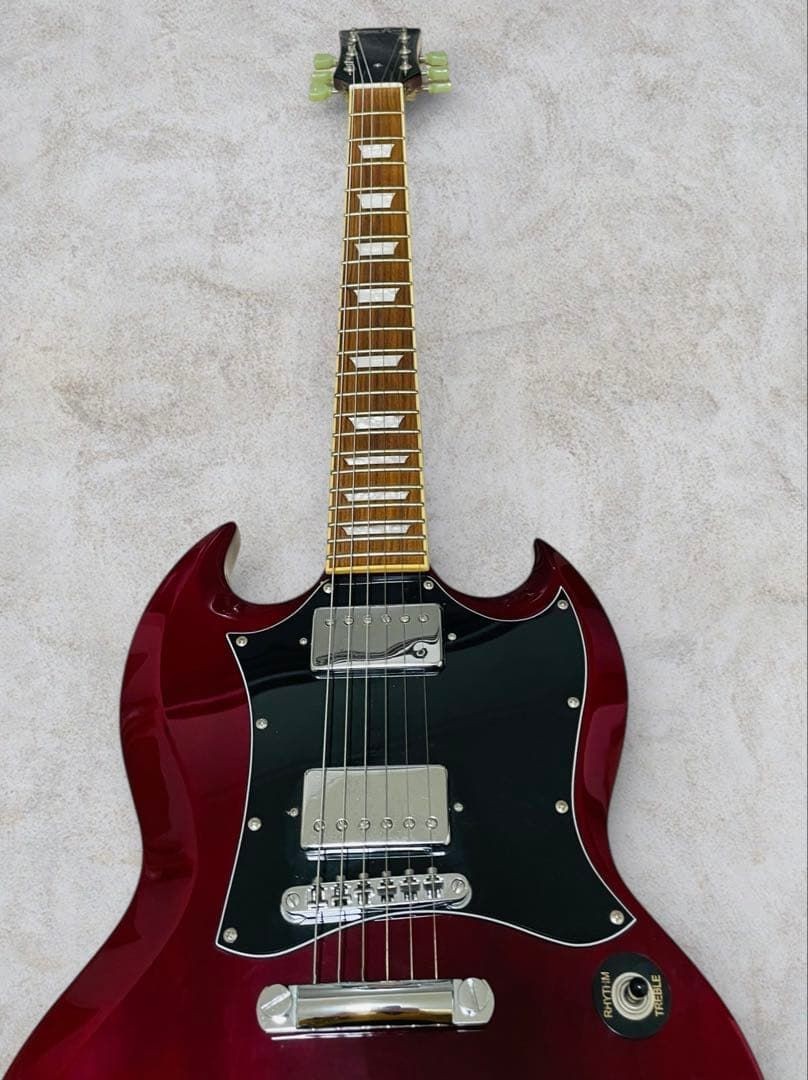 GrassRoots G-SG-STD Electric Guitar Cherry Red Mahogany Body