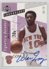 2006-07 Upper Deck Chronology Signature Decades /70 Walt Frazier #D-WF Auto HOF