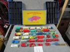Lot Vintage 1960's Lesney Matchbox Trucks & Carrying Case