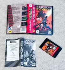 Red Zone (Sega Genesis) Game CIB Complete w/ Case & Manual - Tested