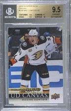 2018-19 Upper Deck UD Canvas Young Guns Maxime Comtois Max BGS 9.5 GEM MINT 1x1