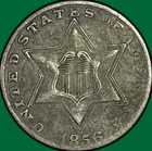 1856-P Three Cent Silver — photo from another recent sale