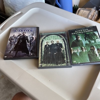 The Matrix  Trilogy DVD Collection 3 Movies Reloaded And Revolutions