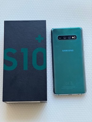SAMSUNG GALAXY S10+ PLUS GRÜN 128GB ENTSPERRT TOP ZUSTAND SMARTPHONE