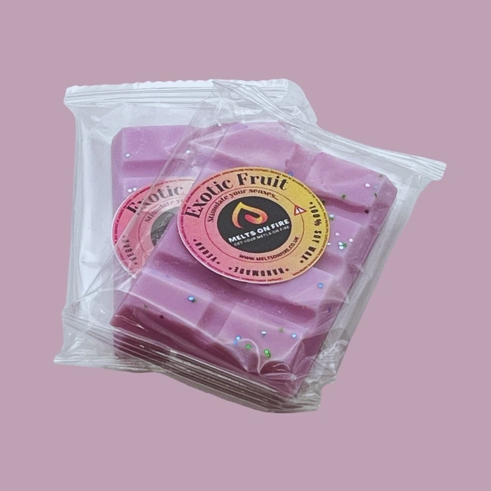 Wax Melts Snap Bars  exotic fruit Highly Scented 28+g Each Vegan. - Image 2 of 2