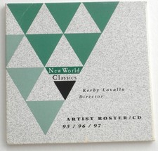 New World Classics Artist Roster CD Sampler  95 / 96 / 97  (18 Selections)