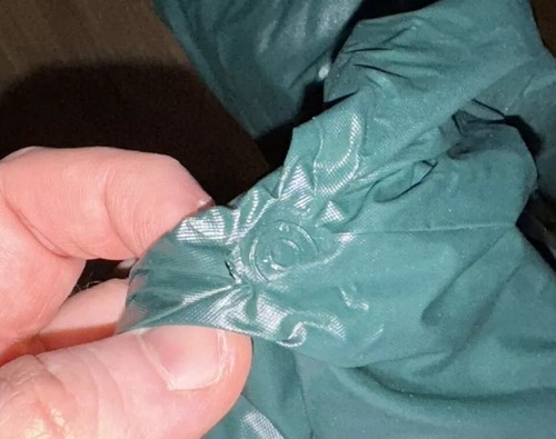 VINTAGE Oakland Athletics Rain Jacket Boys XL Stadium Giveaway Jolly Rancher* - Picture 6 of 11