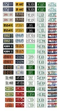 1/18 scale model car assorted USA Idaho license plates state tags 1:18