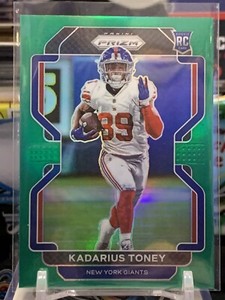 2021 Panini Prizm #342 Kadarius Toney Green TZ 6M