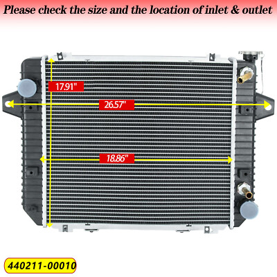#ad RADIATOR FOR 12 UP DOOSAN DAEWOO FORKLIFT G20P 5 GM 3.0L LP #440211 00010 $259.00