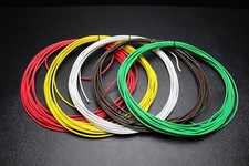 16 GAUGE 5 WAY TRAILER WIRE KIT 25 FT EA LIGHT BRAKE POWER GROUND BATTERY AWG