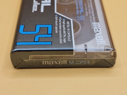 MAXELL METAL CAPSULE 54 Japan Blank Audio Cassette Tape (Sealed) - Picture 3 of 5