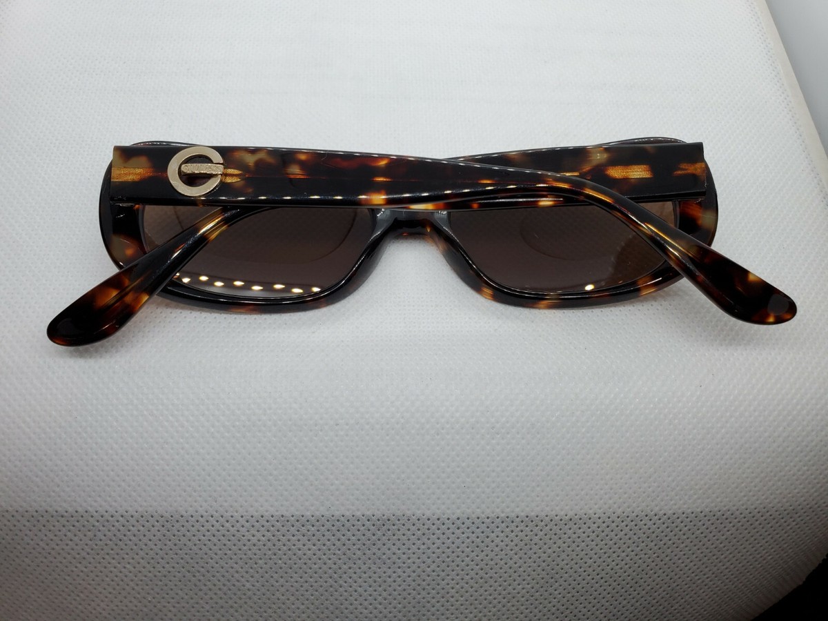 GUESS GU678 BEGUILE DA-1 Tortoise Rectangle Cat Eye Sunglasses 52-17-13 Guess GU 678 BeGuile Eyeglass or Sunglass frame 52-17-138  main image 2