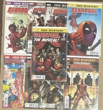 True Believers Deadpool Nine Issue Lot - Cable, X-Force - B&B - Marvel
