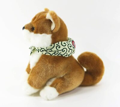 kawaii Sitting Shiba Inu Dog with Neckerchief Plush Doll Stuffed
