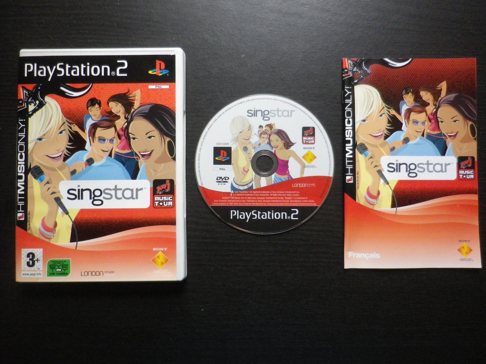 SINGSTAR NRJ MUSIC TOUR : JEU Sony PLAYSTATION 2 PS2 COMPLET ( envoi suvi )