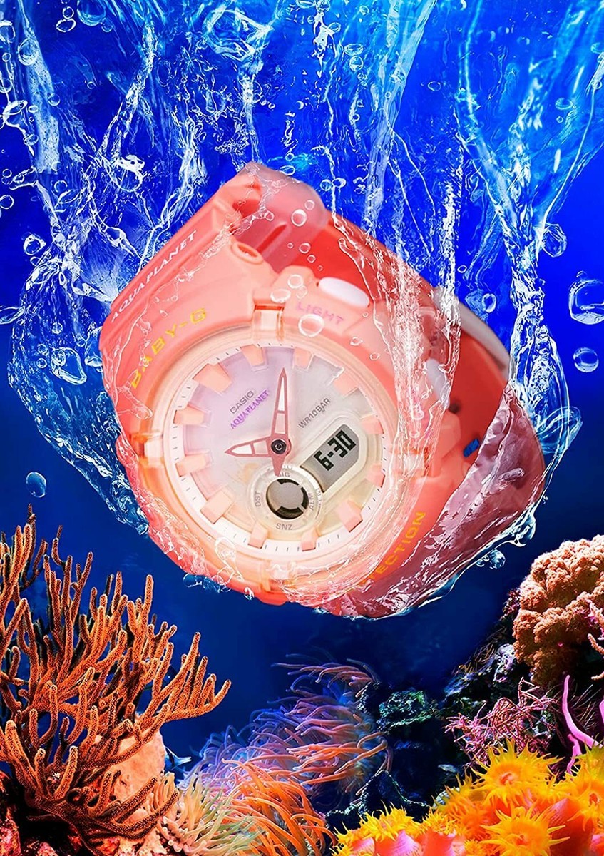 Casio watch Baby-G Love The Sea And The Earth Aqua Planet Collaboration Model