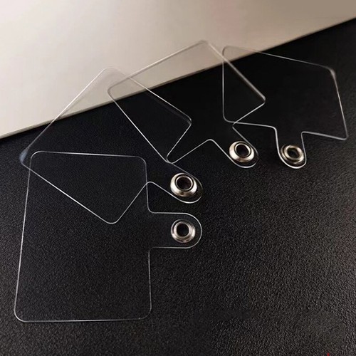 10pcs Universal Detachable Transparent Mobile Phone Lanyard Patch Lanyard Gasket - Zdjęcie 7 z 7