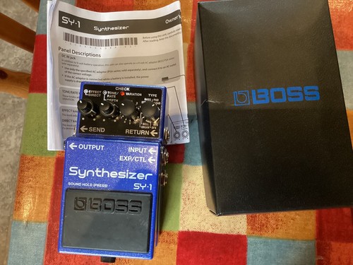 Boss SY-1 Synthesizer Guitar Pedal UNUSED
