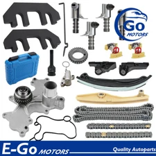 Timing Chain Kit Solenoid Water Pump Tool Fit Ford Transit 350HD Mustang V6 3.5L